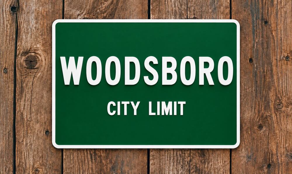Woodsboro City Limit Road Sign California Halloween Horror Movie Scary